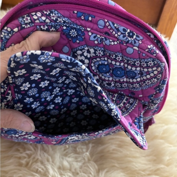 Vera Bradley Purple ‘Boysenberry Paisley’ Mini Backpack main image 5